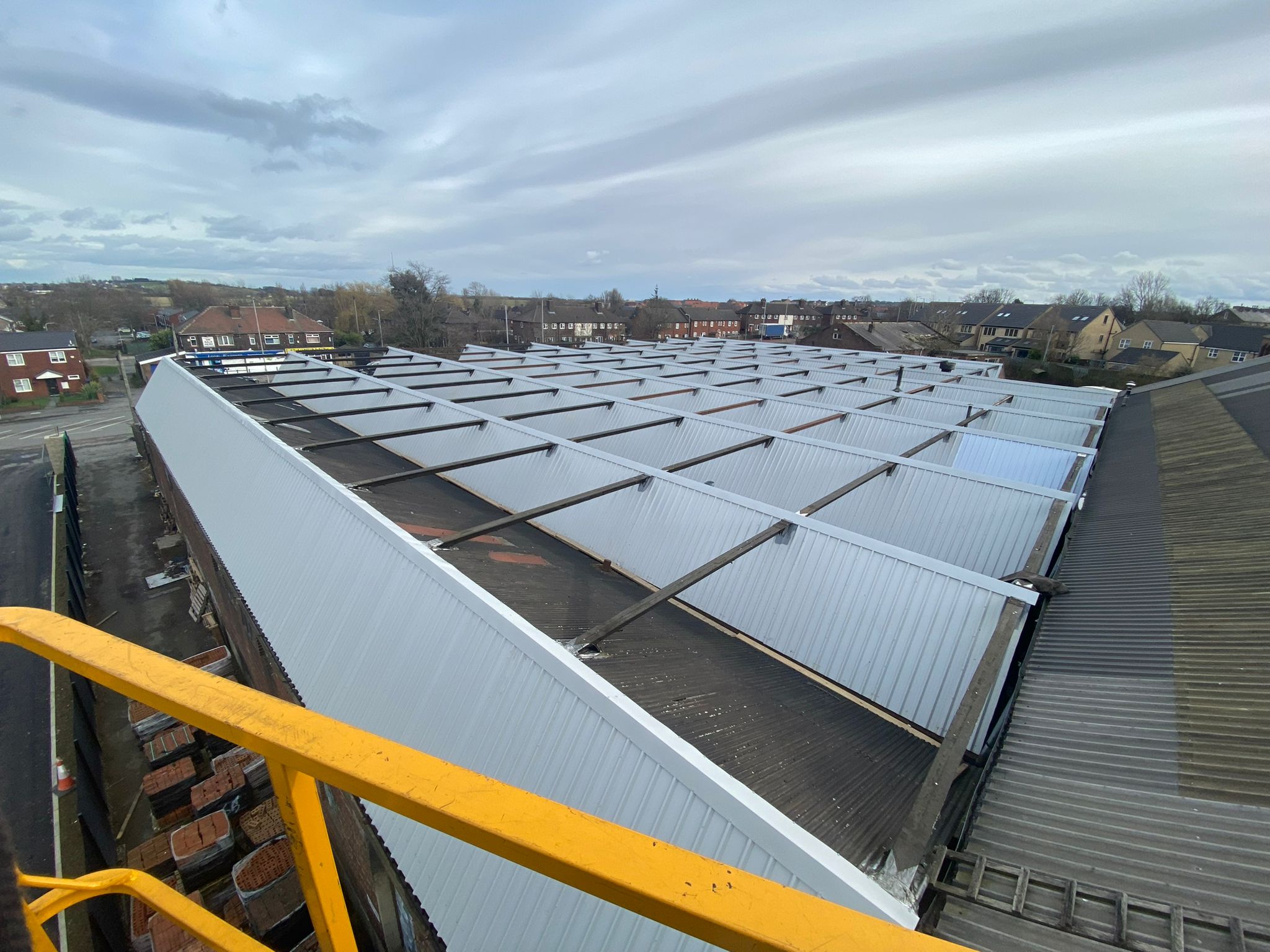 Industrial roofing project