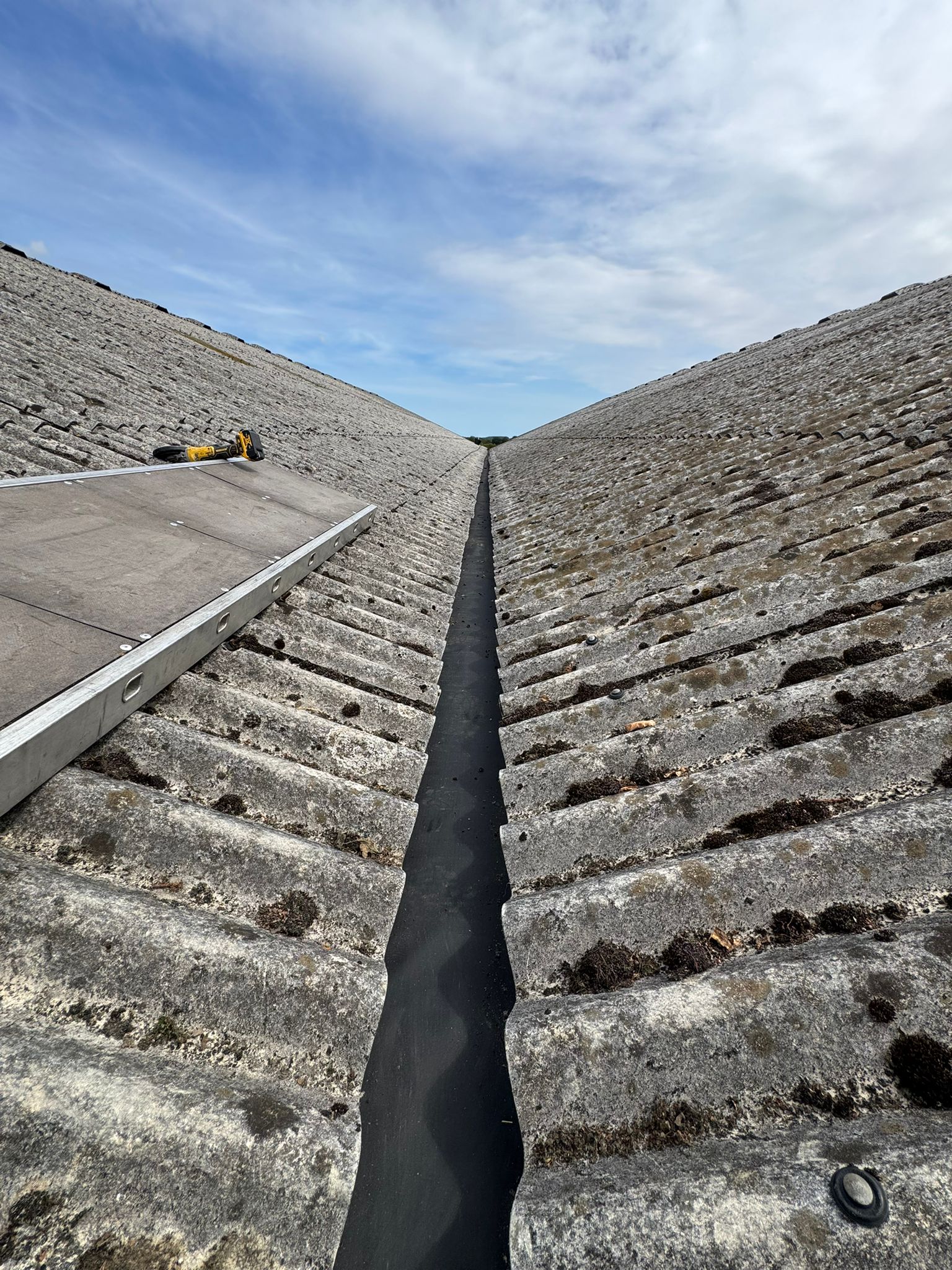 Industrial cladding installation